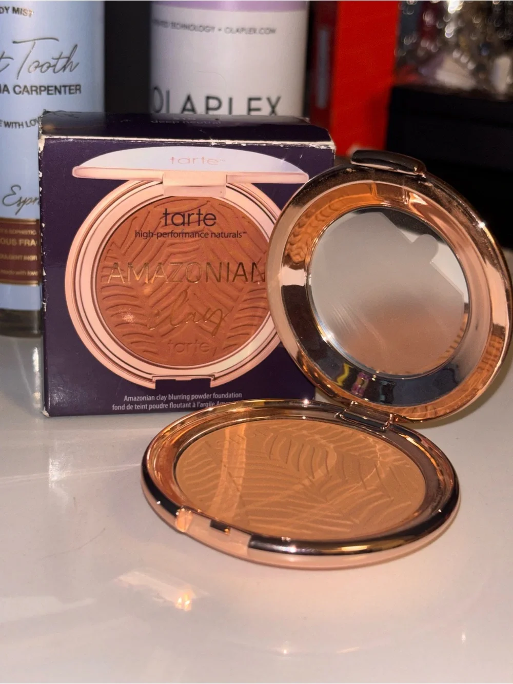Tarte Amazonian Clay Blurring Powder Foundation in 51N Deep Neutral